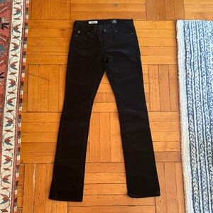 Black Straight-Leg AG Soft Cord